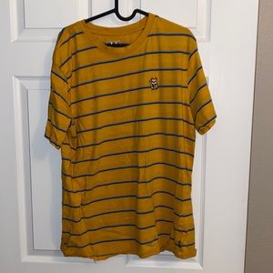 Stripe lucky cat shirt , size XL